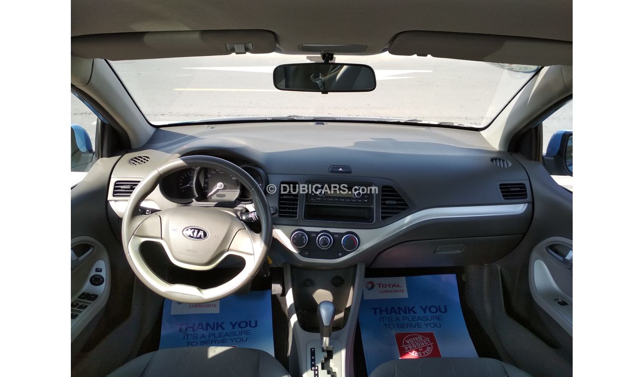 كيا بيكانتو 2015 سماوى خليجى تشيكات وكالة بدون صبغ بدون حوادث ممتازة ماشية قليل