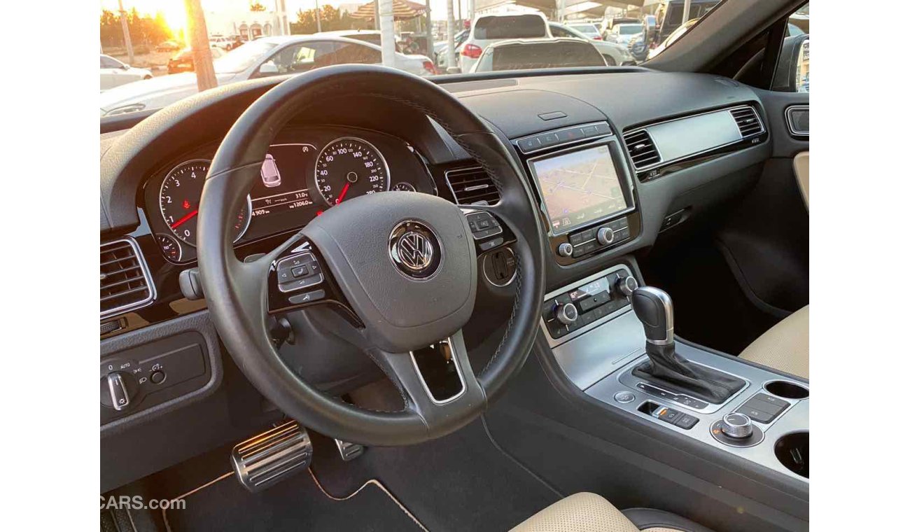 Volkswagen Touareg 2016 خليجي كيت R / Line بانوراما بدون حوادث فل أوبشن