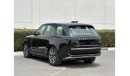 Land Rover Range Rover SE SE GCC SPEC UNDER WARRANTY AND SERVICE CONTRACT