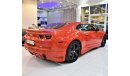 شيفروليه كامارو FULL SERVICE HISTORY! Chevrolet CAMARO 2012 Model!! in Orange Color! GCC Specs