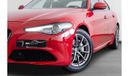 Alfa Romeo Giulia 2019 Alfa Romeo Giulia / Alfa Romeo Warranty and Service Contract