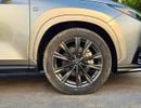 لكزس NX350 F SPORT TURBO CHARGED/PANORAMIC ROOF/275 HP ENGINE/2.4L PETROL AWD/CODE#NXP3F