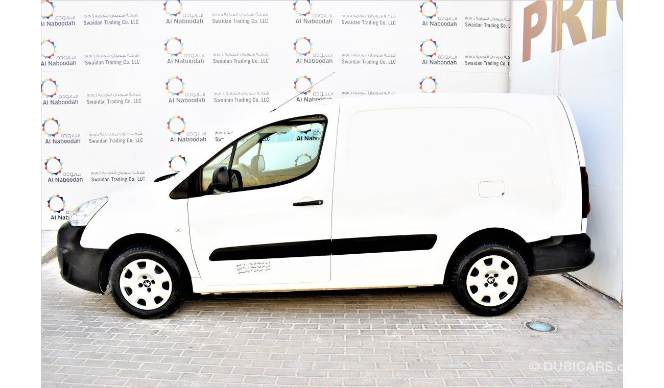 Peugeot Partner Tepee VAN 1.6L B9 MANUAL 2018 GCC UNDER BALANCE AGENCY WARRANTY UP TO 2022 OR 100,000 KM