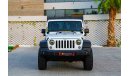 Jeep Wrangler Unlimited  | 2,037 P.M | 0% Downpayment |  Immaculate Condition!