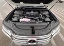 Lexus LX600 Lexus LX 600 twin turbo Model 2025 fuel petrol cylinder 6 white colour outside and interior orange