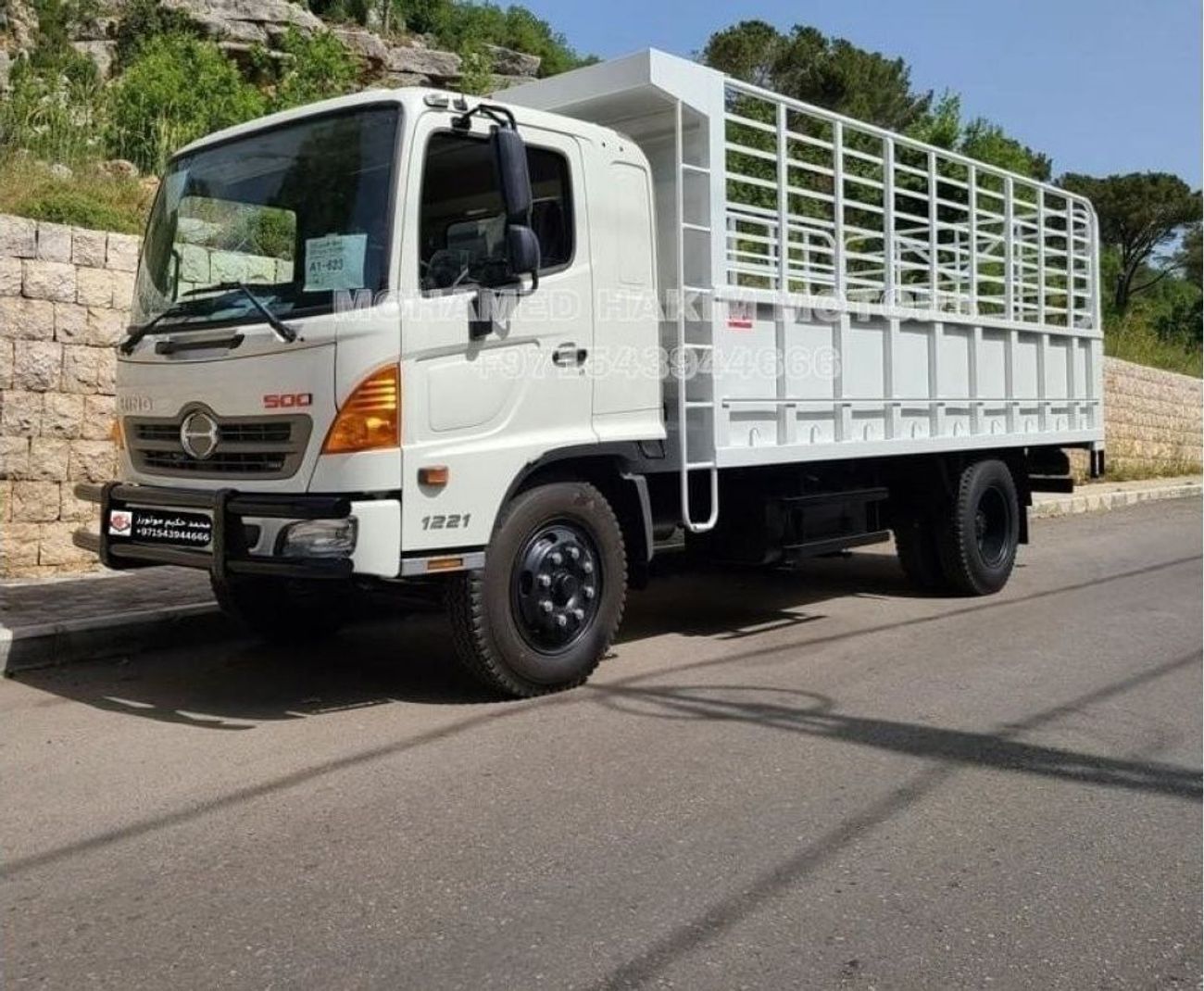 هينو 500 HINO 500 SERIES 1221 with Big Cargo Box 5.8 Tons Diesel manual Zero KM