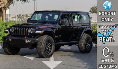 جيب رانجلر Unlimited Rubicon Xtreme V6 3.6L 4X4 , 2024 GCC , 0Km , (ONLY FOR EXPORT)