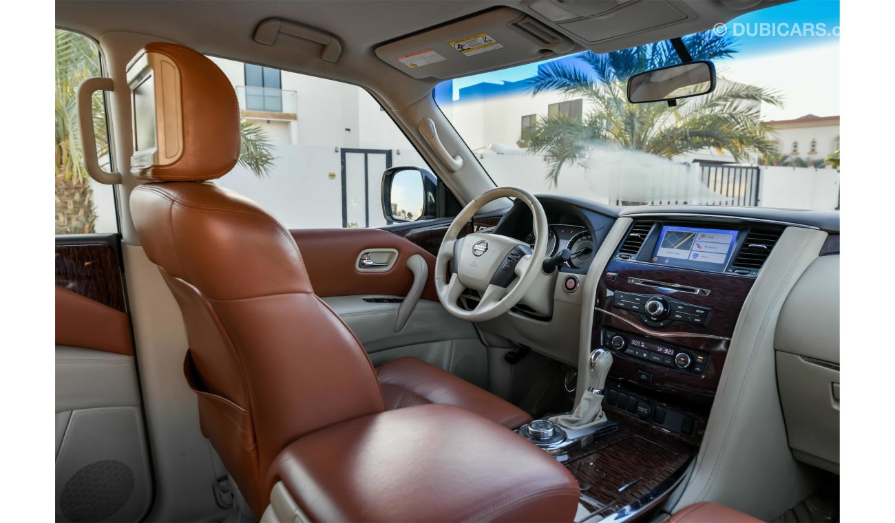 Nissan Patrol SE 5.6L V8 - 2015 - Under Warranty - AED 2,330 PER MONTH - 0% DOWNPAYMENT