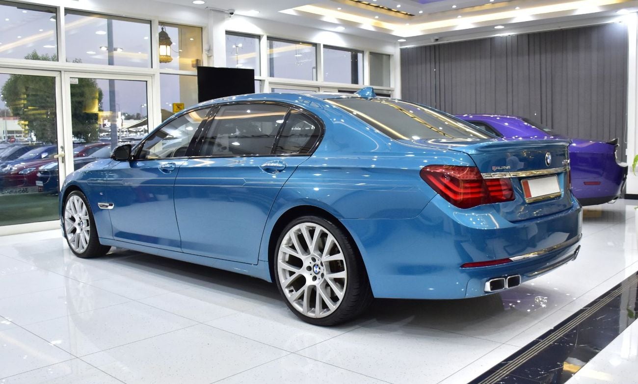 BMW 750Li INDIVIDUAL EXCELLENT DEAL for our BMW 750Li - ALPINA KIT ( 2014 Model ) in Blue Color GCC Specs