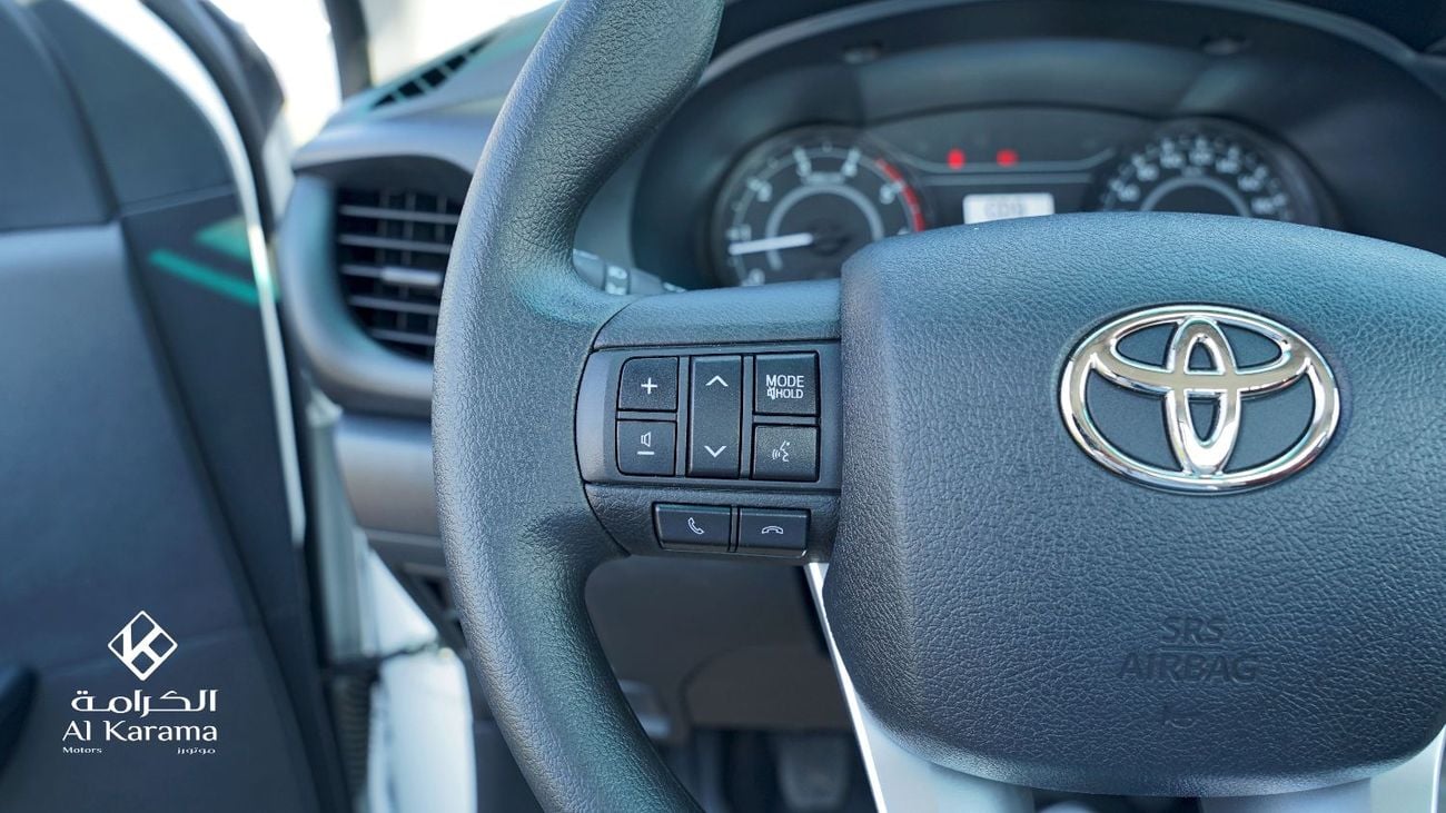 Toyota Hilux GL 2.4L Single Cab Utility D-4D | 6-Speed Manual | GCC Specs | Power Windows & Mirrors