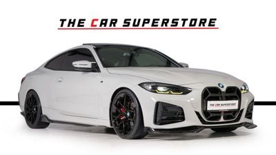 BMW 430i M Sport 2.0L GCC-Low Mileage-AGMC Full Service History Warranty & Service Contract-Aero Kit