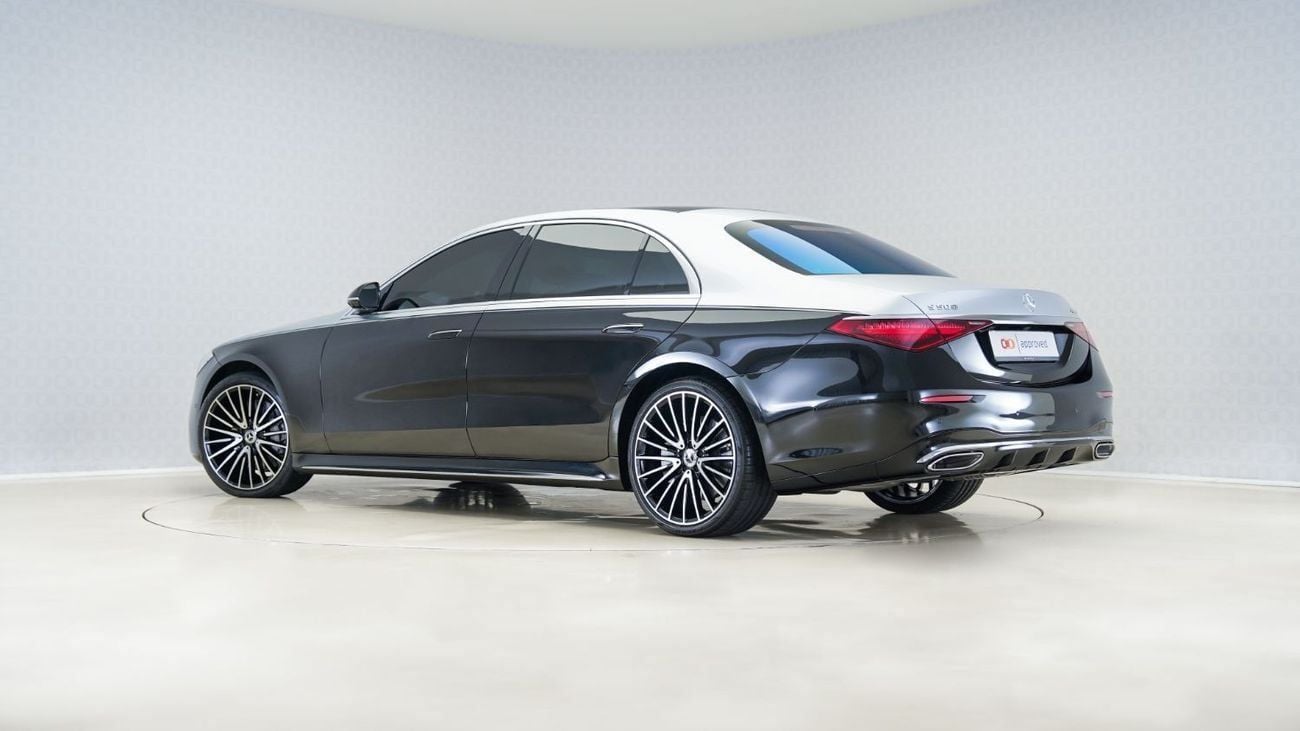 Mercedes-Benz S 500 S500 AMG Line | AED 7,826 PM | Warranty & Service March 2029 | GCC