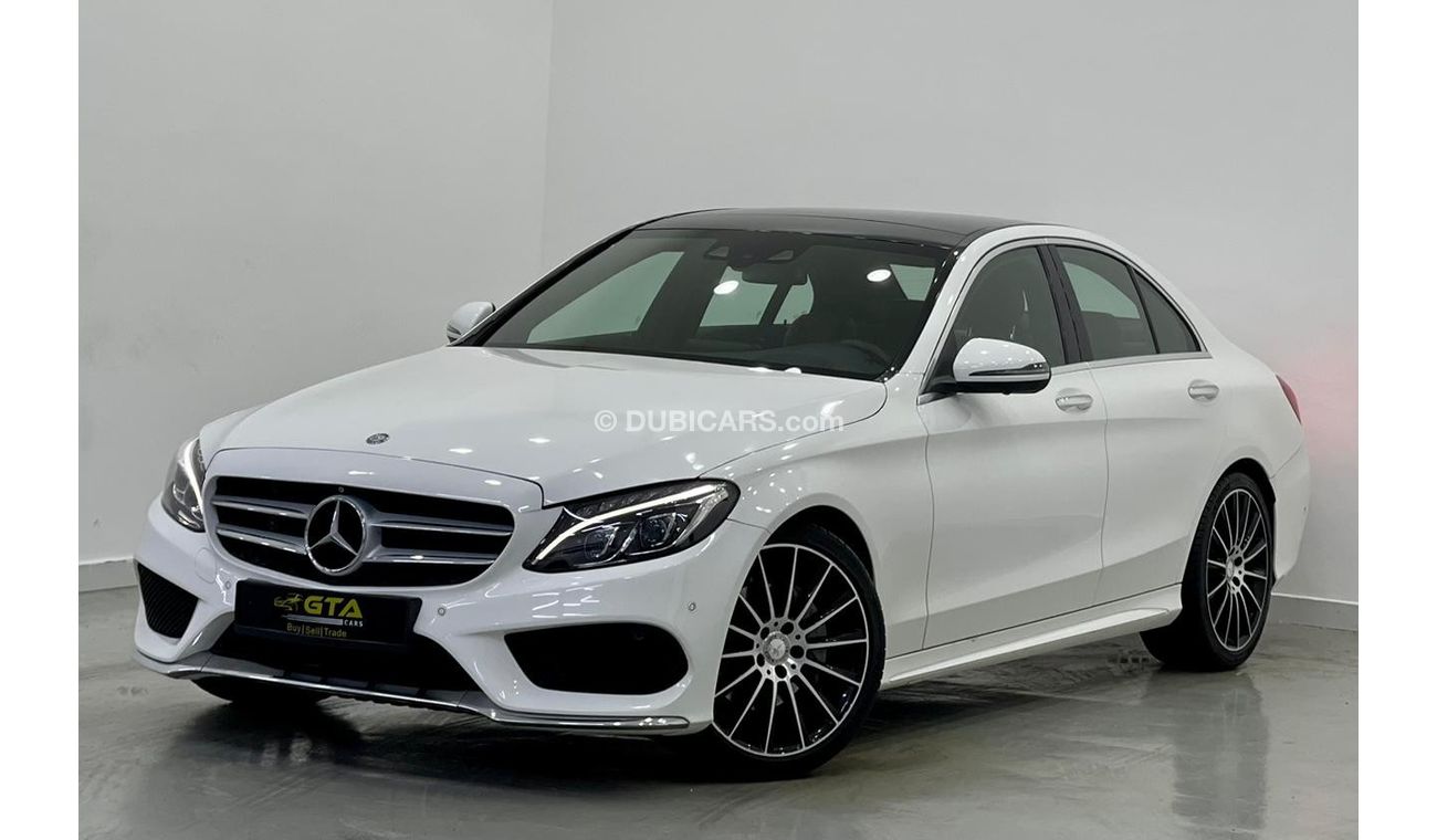 Mercedes-Benz C 200 AMG Pack 2017 Mercedes Benz C200 AMG Line, Full Service History, GCC
