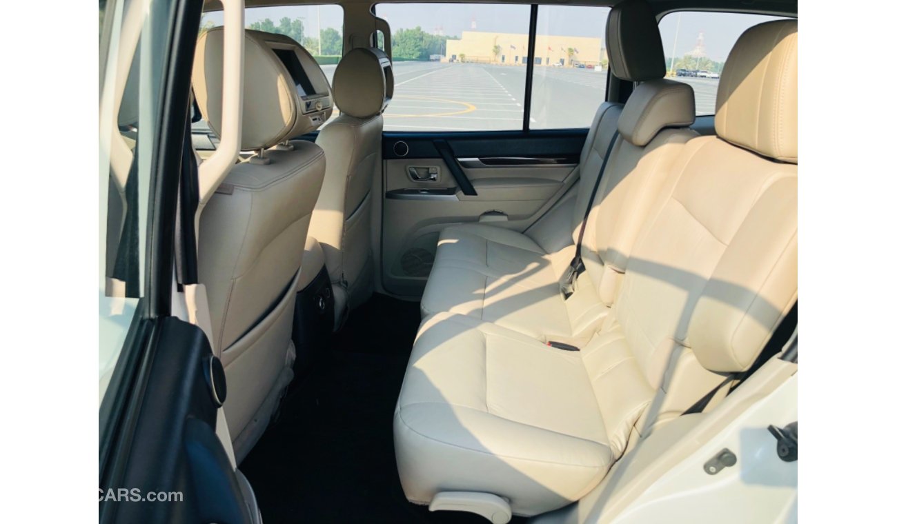 ميتسوبيشي باجيرو GLS ميتسوبيشي باجيرو موديل 2014 خليجي فل مواصفات كراسي جلد ومثبت سرعه وتحكم كهربي كامل ونظام صوت ممت