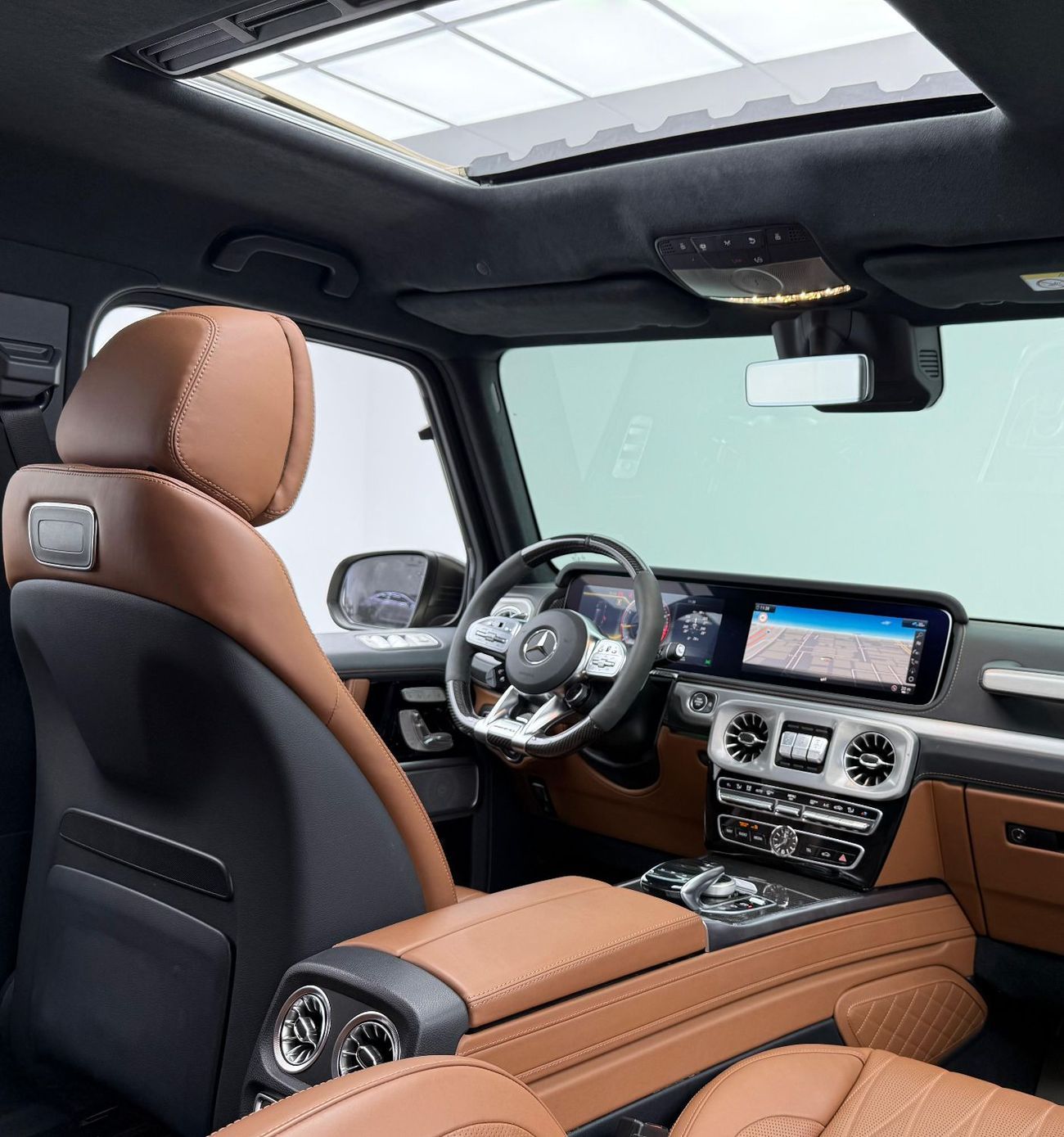 مرسيدس بنز G 63 AMG 2022 Mercedes Benz G63 AMG With Brabus Kit, 2027 Warranty + Service Pack, Excellent Condition, GCC