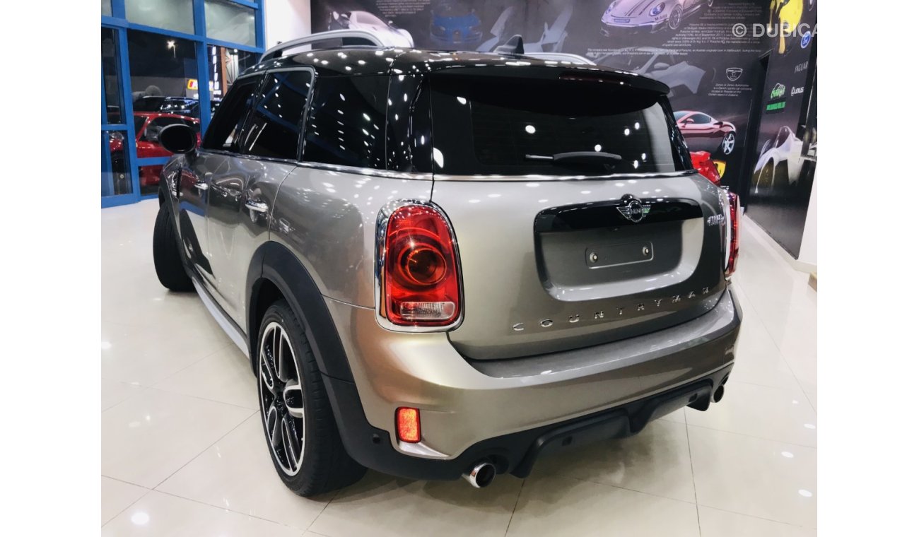 Mini Cooper S Countryman JCW KIT - 2018 - GCC - UNDER WARRANTY + FREE SERVICE - ( 1,800 AED PER MONTH )