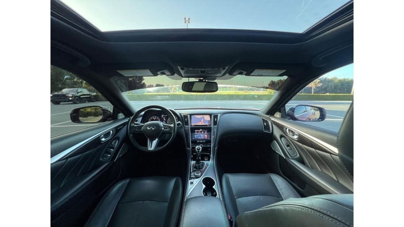 Infiniti Q50 Red Sport 400 INFINITI Q-50S TWIN TURBO 2021 US // LOW MILEAGE // GOOD CONDITION // FULL OPITION