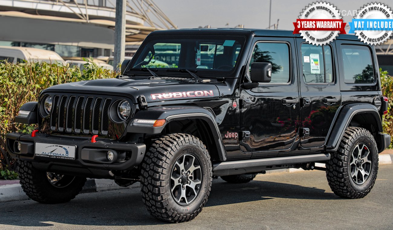 Jeep Wrangler Unlimited Rubicon V6 3.6L , GCC , 2021 , 0Km , W/3 Yrs or 60K Km WNTY @Official Dealer