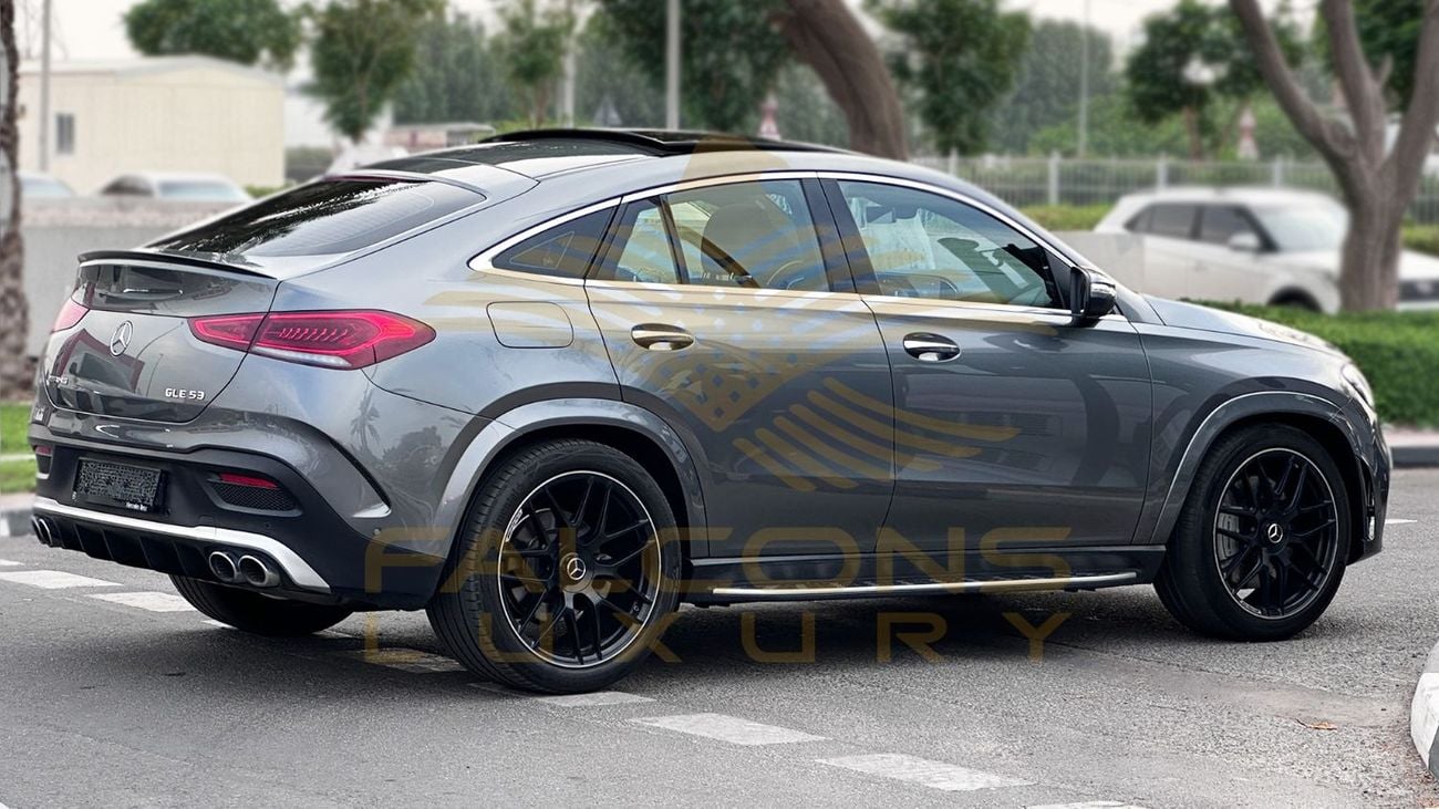 مرسيدس بنز GLE 53 AMG COUPE 4MATIC+ مرسيدس بنز GLE 53 كوبيه موديل 2021، طلاء أصلي، مواصفات AMG الخليجية