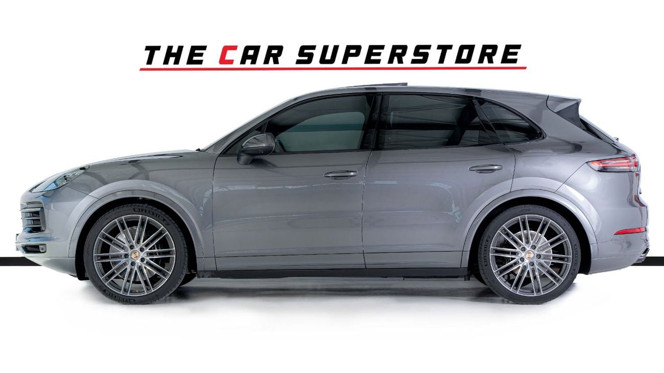 Porsche Cayenne S 2.9L (440 HP) High Specfications-Metallic Grey-Turbo Wheels-Black Brake Callipers