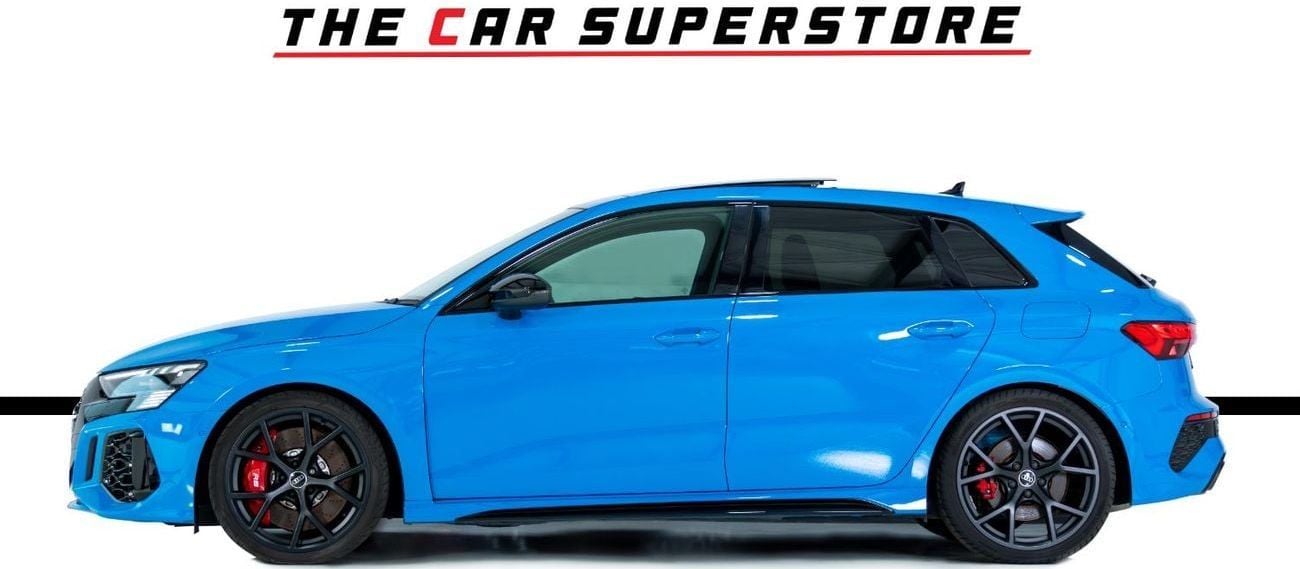 Audi RS3 STD TFSI quattro 2.5L Sportback Al Nabooda Service Contract Until 2028-Exclusive Color-Low Mileage-C