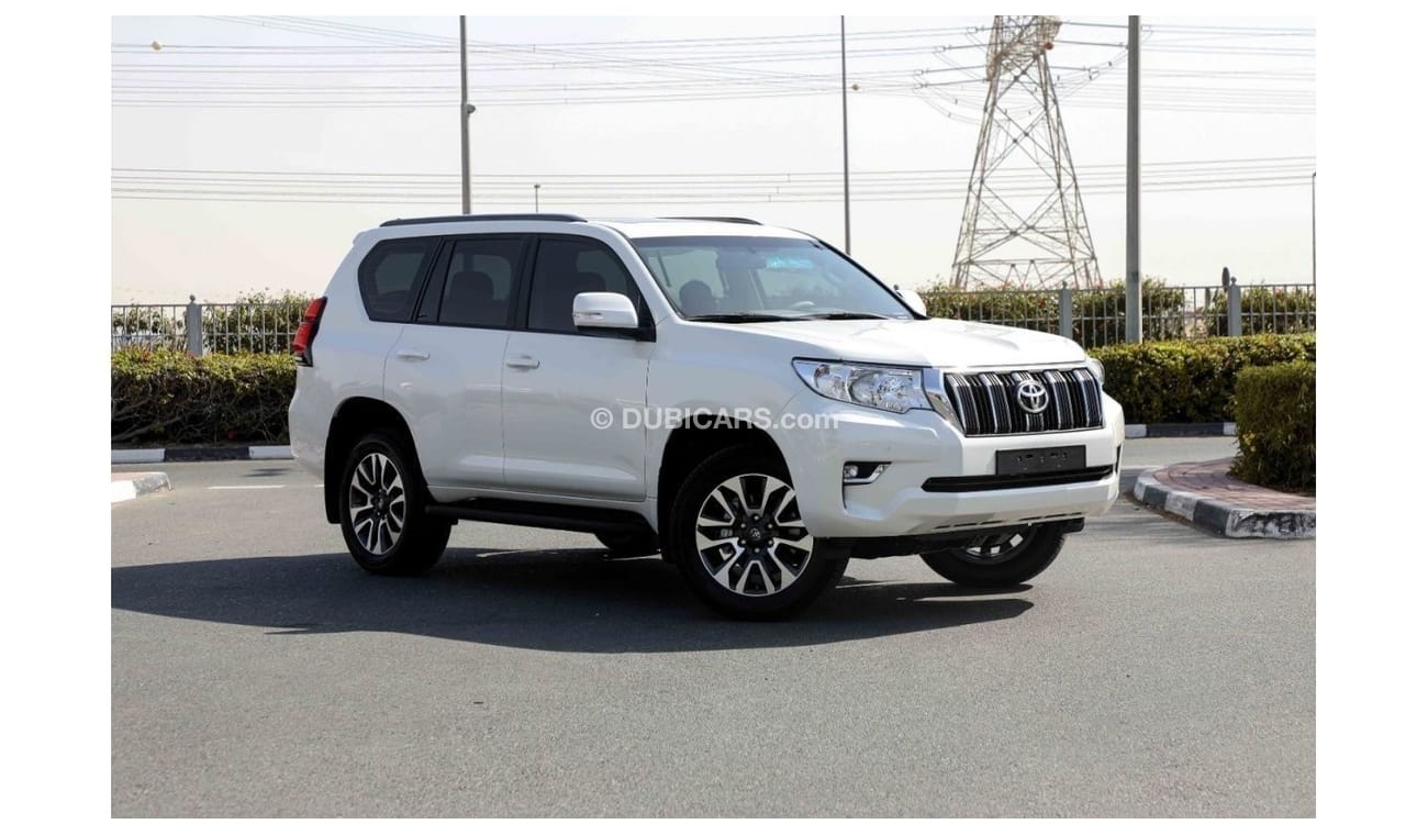 تويوتا برادو 2023 Toyota Prado 4.0 GXR DR P CB SR AT - Pearl White inside beige