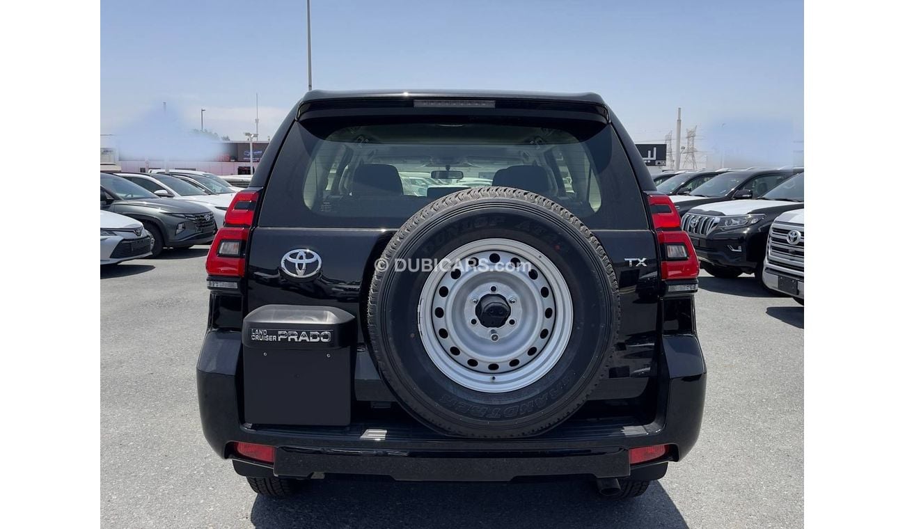 Toyota Prado TX 2.7L Petrol 4WD, Sunroof / Spare Up / Black / 2023MY