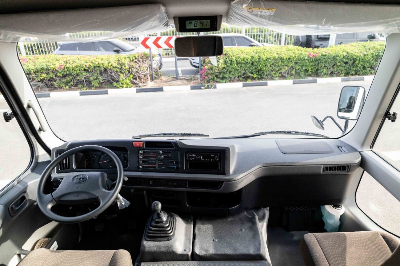 Toyota Coaster  23 Seater 4.2L - White Inside Grey | Export Only