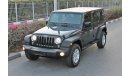 Jeep Wrangler unlimited 2016, GCC, warranty and free service contract up to 100k or 2021