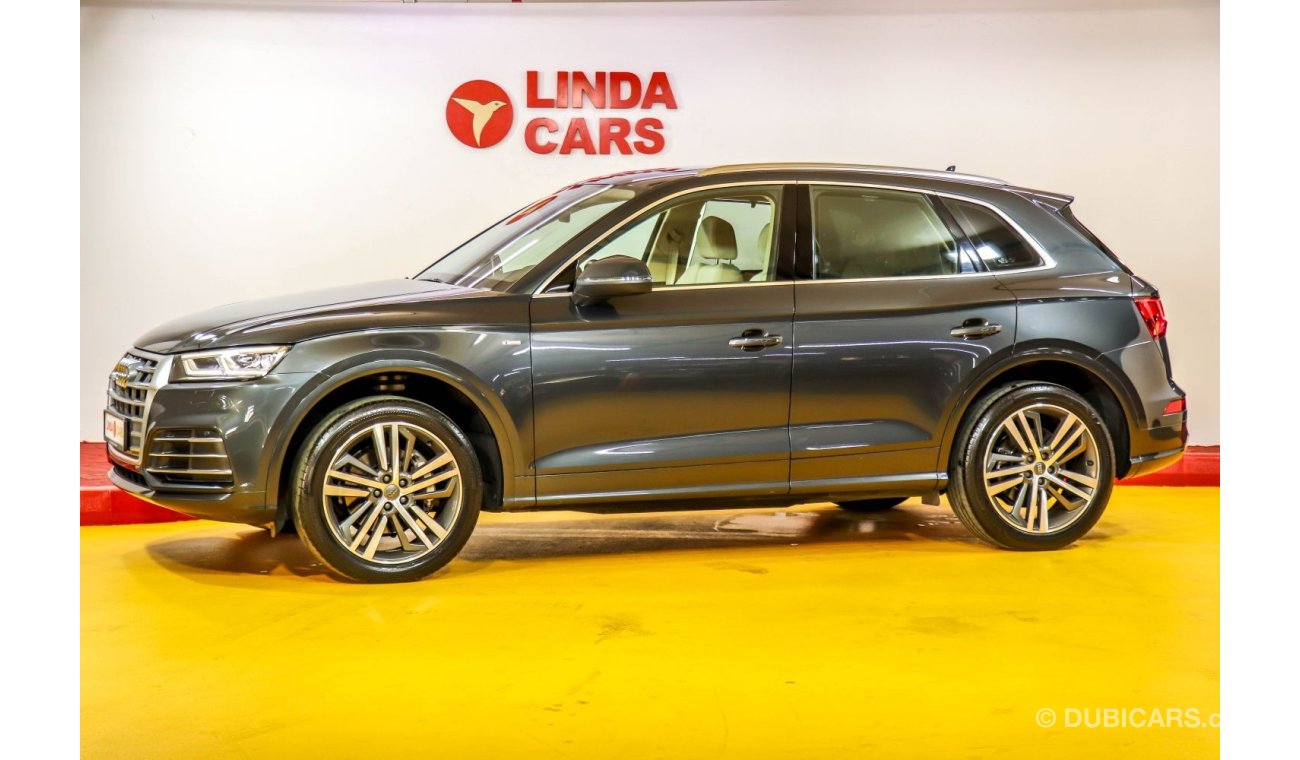 Audi Q5 Audi Q5 S-Line (Virtual Cockpit & CarPlay) 2018 GCC under Agency Warranty with Zero Down-Payment.