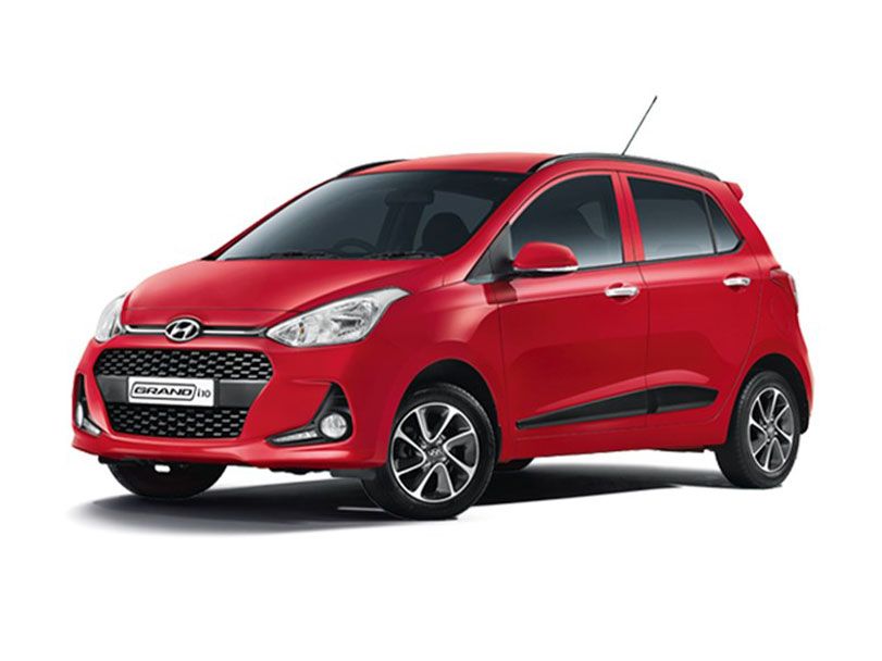 Hyundai Grand i10 cover - Front Left Angled