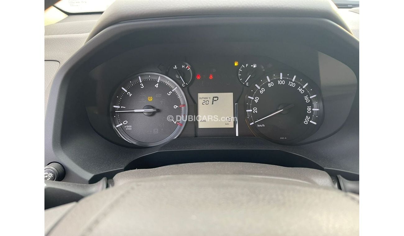 تويوتا برادو Toyota Prado VX 2.7L Petrol Spare Tyre Up Color White model 2021 For Export