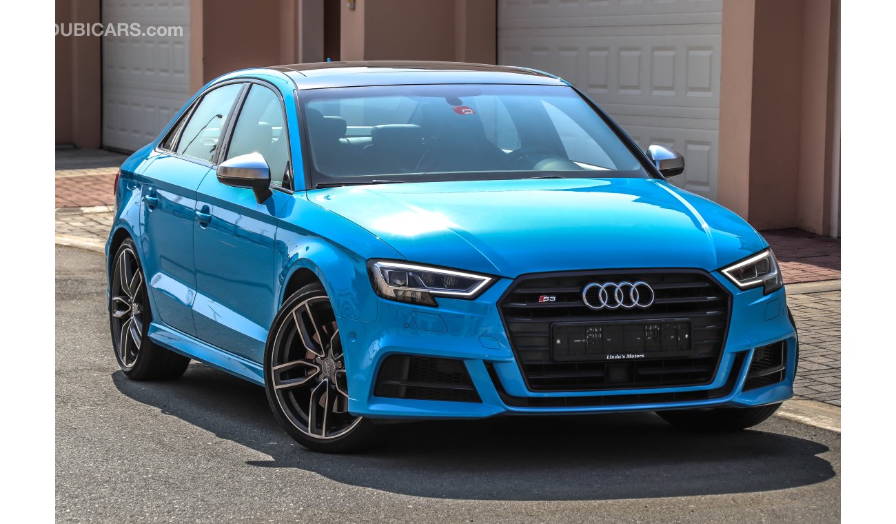 Audi S3 Exclusive Color GCC 2018 under Agency Warranty with Zero Down-Payment.