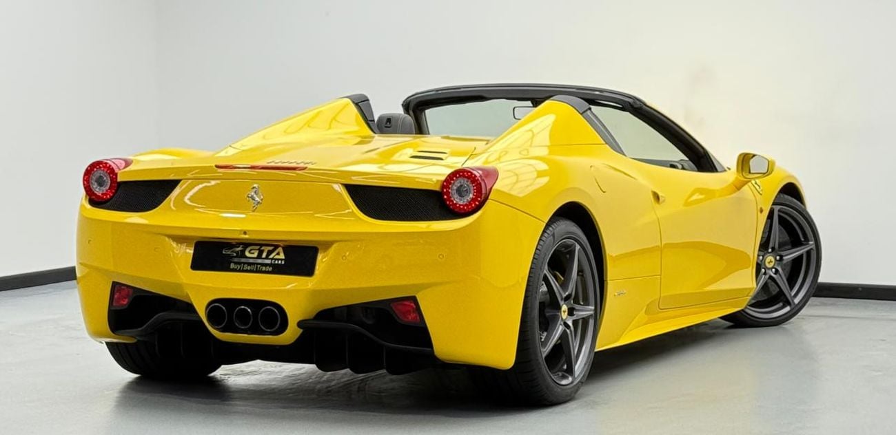 Ferrari 458 Spider 2012 Ferrari 458 Spider ,Al Tayer Service History ,Excellent Condition ,GCC Specs