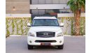 Infiniti QX80 2,351 P.M (4 Years) |  0% Downpayment | Full Option | Immaculate Condition!