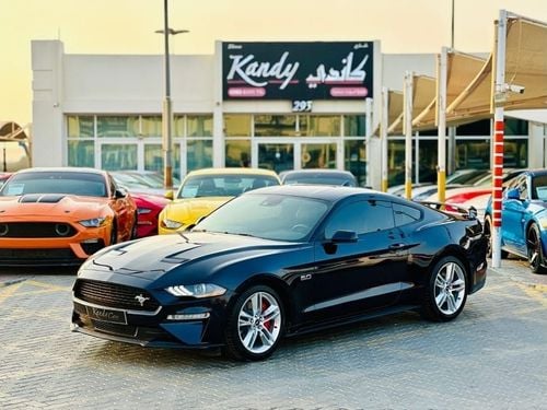 Ford Mustang GT Premium | Monthly AED 1840/- | 0% DP | Blindspot | Digital Cluster | Active Exhaust | # 43766