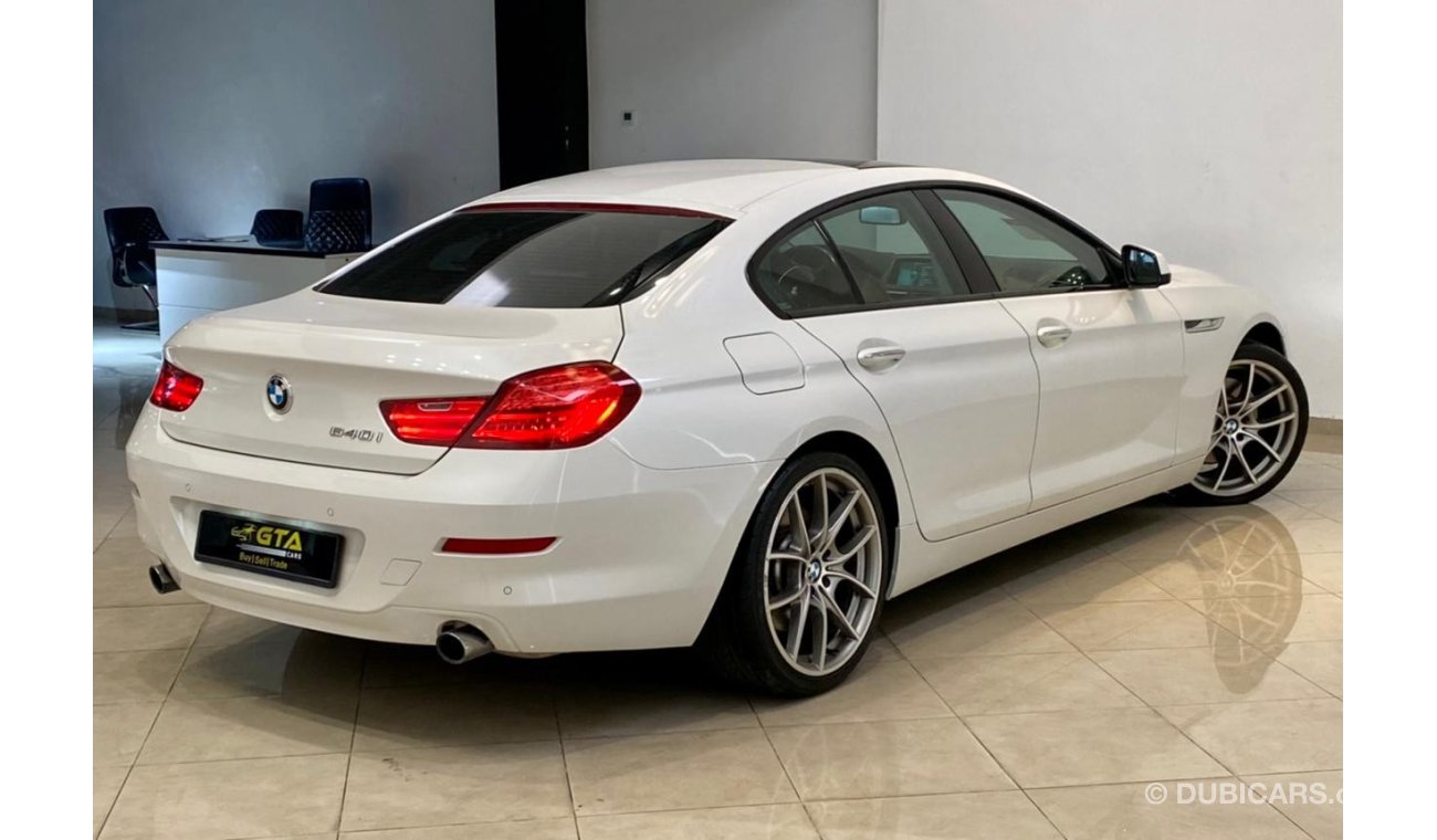بي أم دبليو 640i 2013 BMW 640i Grand Coupe, BMW History, Warranty, Service Contract, GCC