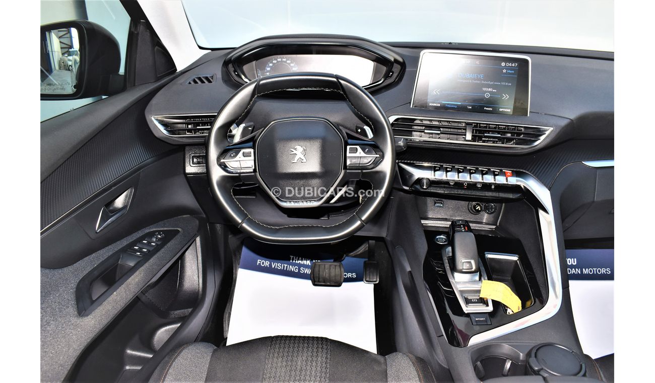 Peugeot 5008 AED 1762 PM | 1.6L ACTIVE GCC AGENCY WARRANTY