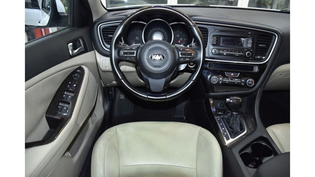 Kia Optima EXCELLENT DEAL for our KIA Optima ( 2016 Model ) in White Color GCC Specs
