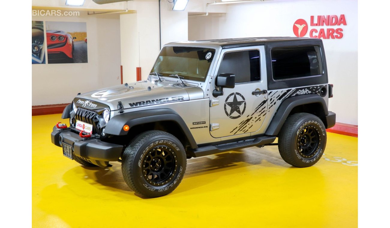 Jeep Wrangler RESERVED || Jeep Wrangler Sport 2015 GCC under Warranty with Flexible Down-Payment.