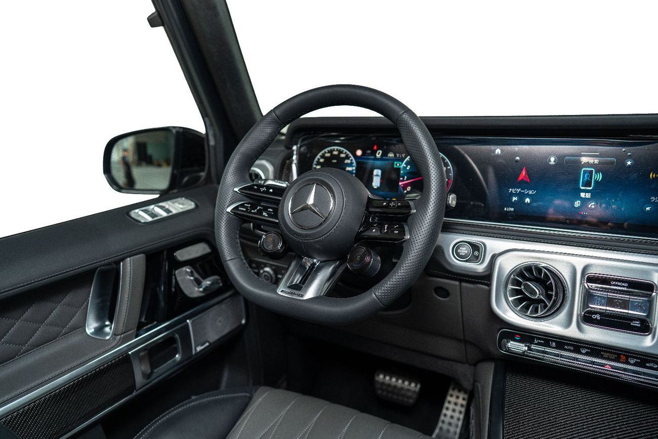 مرسيدس بنز G 63 AMG VERY LOW MILEAGE | 2025 G63 AMG | CARBON INTERIOR | G-MANUFAKTUR | BURMESTER AUDIO | WARRANTY