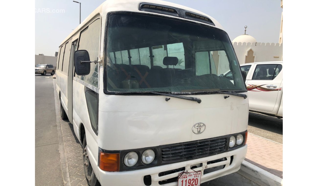 تويوتا كوستر Toyota coaster bus 30 seater, model:1998. Excellent condition