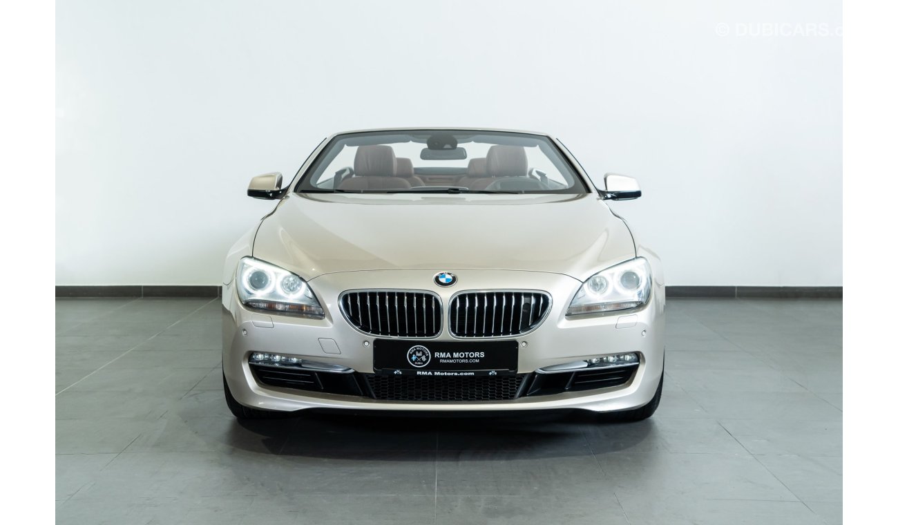 BMW 640i 2011 BMW 640i Luxury Line Convertible (1st reg in 2013) / Extended BMW Warranty & Service Contract