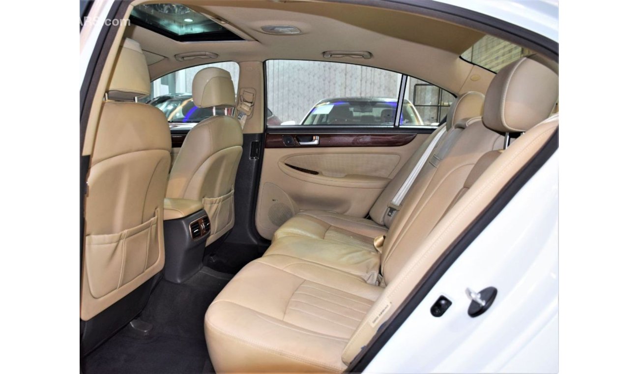 هيونداي جينيسس AMAZING Hyundai Genesis 3.8 2014 Model!! in White Color! GCC Specs