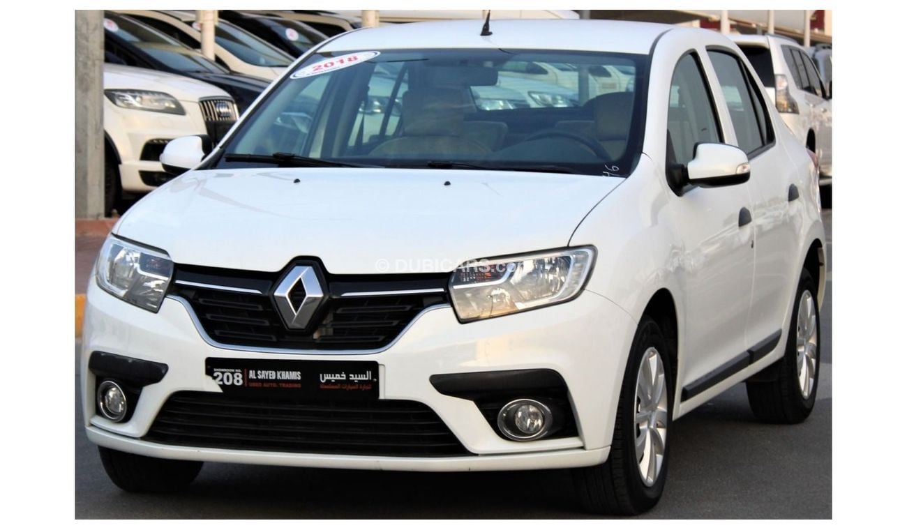 رينو سيمبول رينو سيمبول 2018 خليجي بحالة ممتازة بدون حوادث