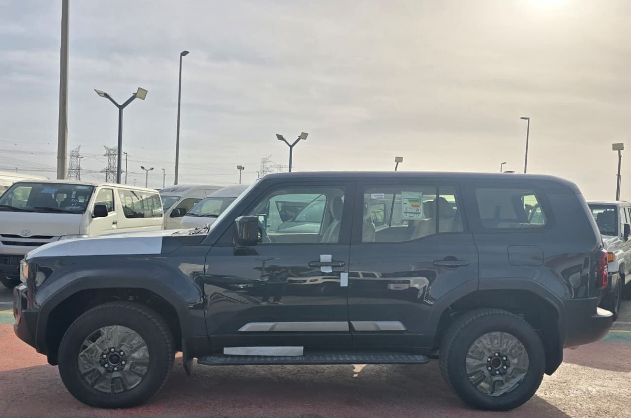 تويوتا برادو Toyota land Cruiser prado  MID 2.4l petrol Turbo A/T SUV 4WD  grey color 2026 model