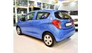 Chevrolet Spark LOW PRICE AND LOW MILEAGE ONLY 49000KM! Chevrolet Spark LS 2016 Model!! in Blue Color! GCC Specs