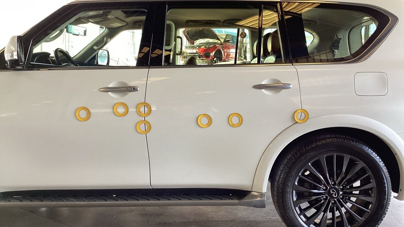 Infiniti QX80 LUXE SENSORY PROACTIVE 5.6 SENSORY AUTO 4WD 8 SEATS | Guaranteed Warranty | 0 Down Payment