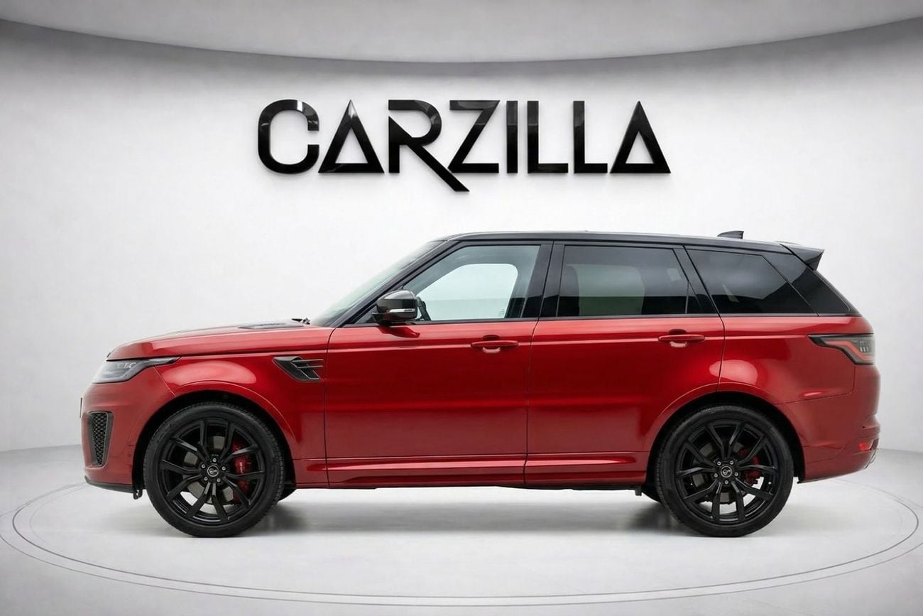 Land Rover Range Rover Sport SVR AED 4,504 P.M | 0% Down Payment | Supercharged | High Performance SUV