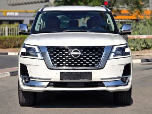 Nissan Patrol LE Platinum 5.6L 2022 GCC SINGLE OWNER WITH AGENCY SERVICE HISTORY IN MINT CONDITION